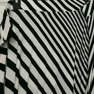 Black and white skirt